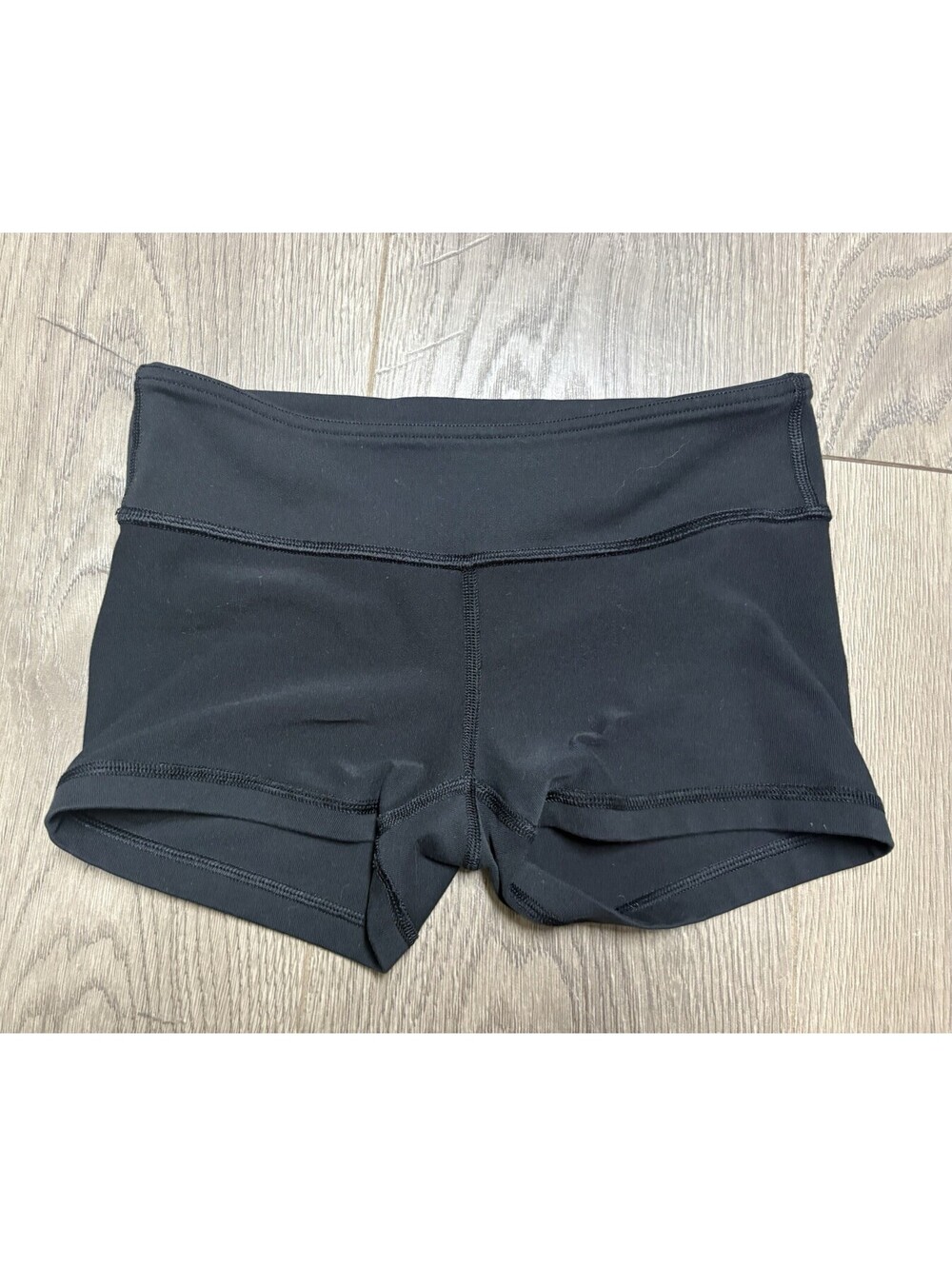 Ivivva by Lululemon Black Gymnastics Shorts, Size 8/10 Reversible